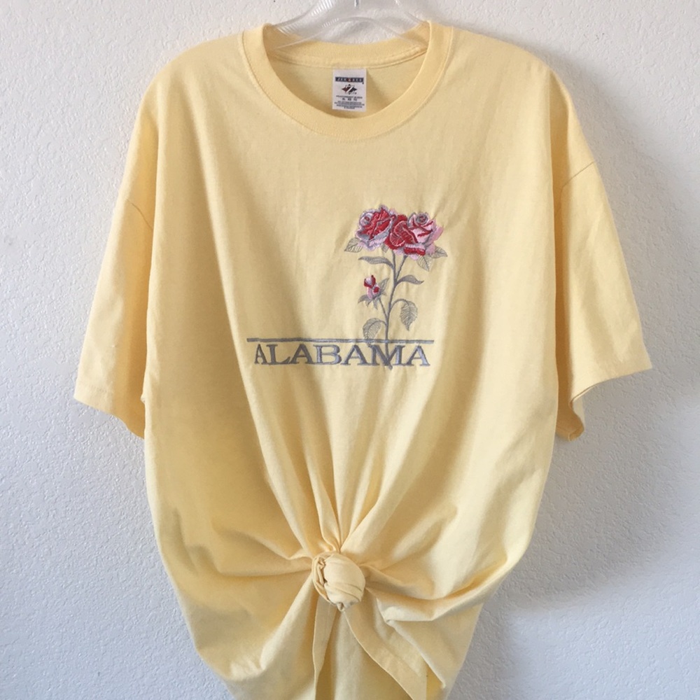 🌼Alabama embroidered cotton Tee